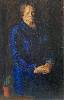 Портрет матери в синем